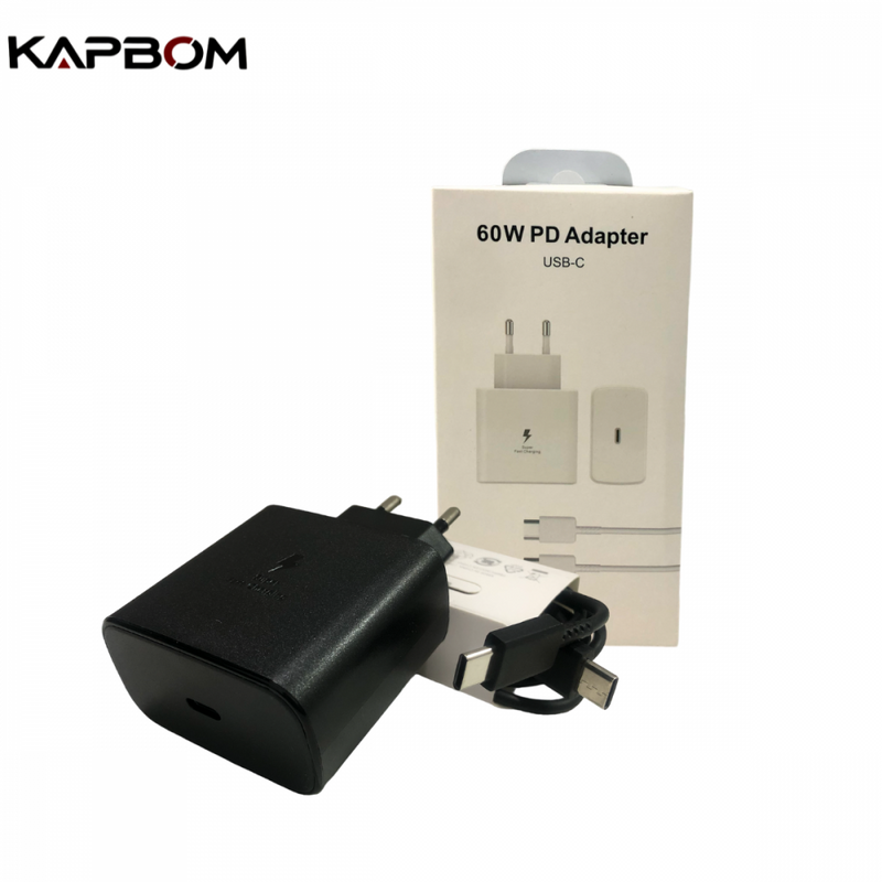 Carregador Completo Super-Rápido 60W USB-C 60w